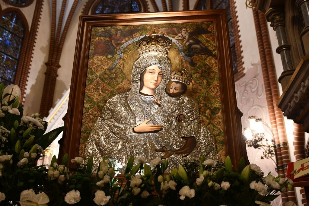 Zapowiedź peregrynacji obrazu Matki Bożej Gietrzwałdzkiej