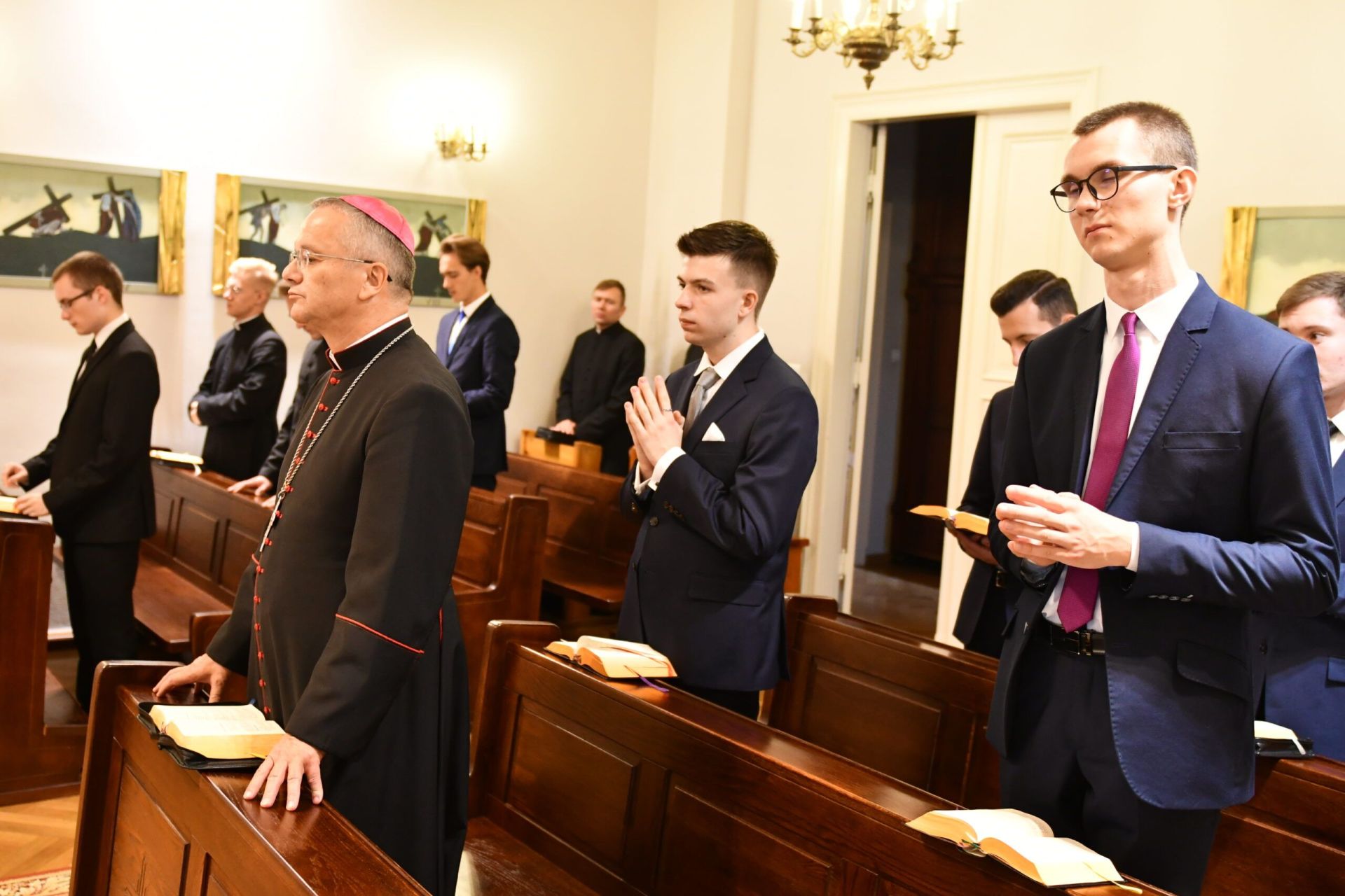 Biskup spotkał się z nowymi klerykami